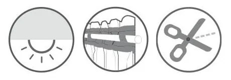 Fehér-barna függöny 135x245 cm – Sehlbach