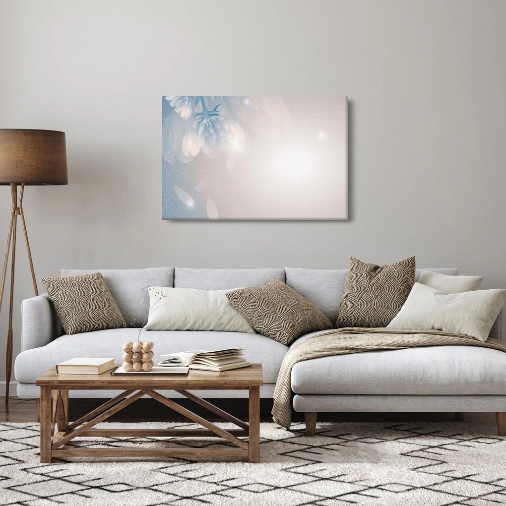 Kép - havas virágok (90x60 cm)