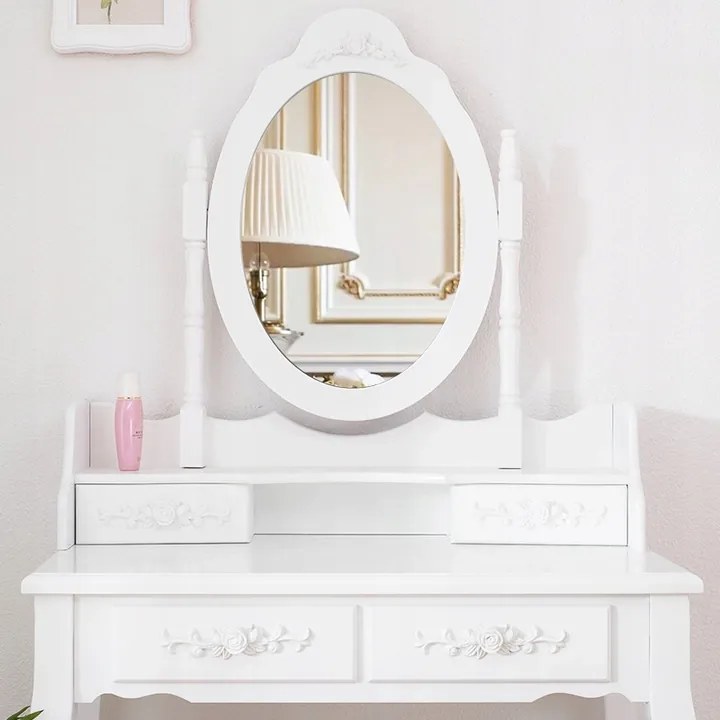 Fésülködő asztal Primadonna WHITE