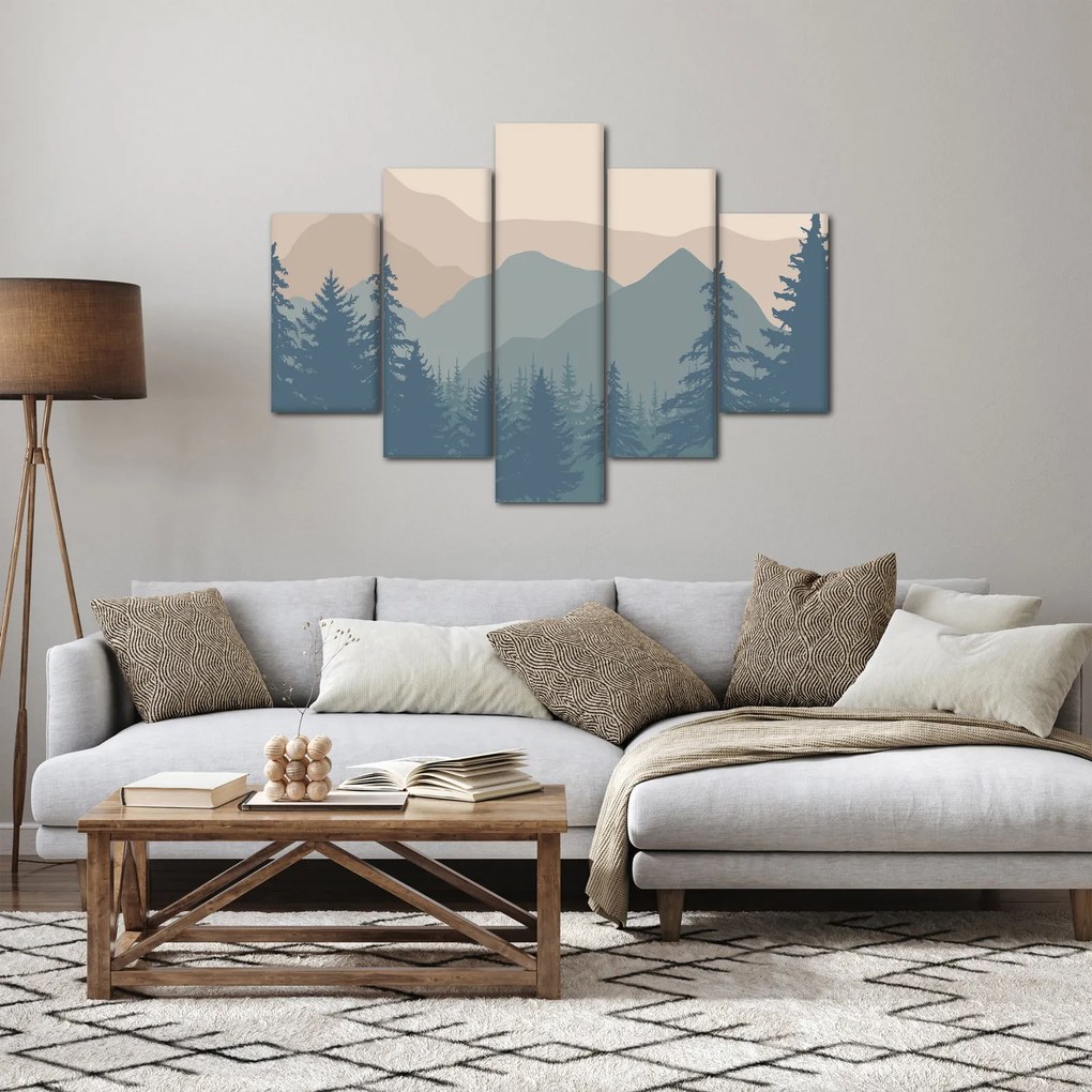 Kép - Türkiz hegység N⁰2 (150x105 cm)