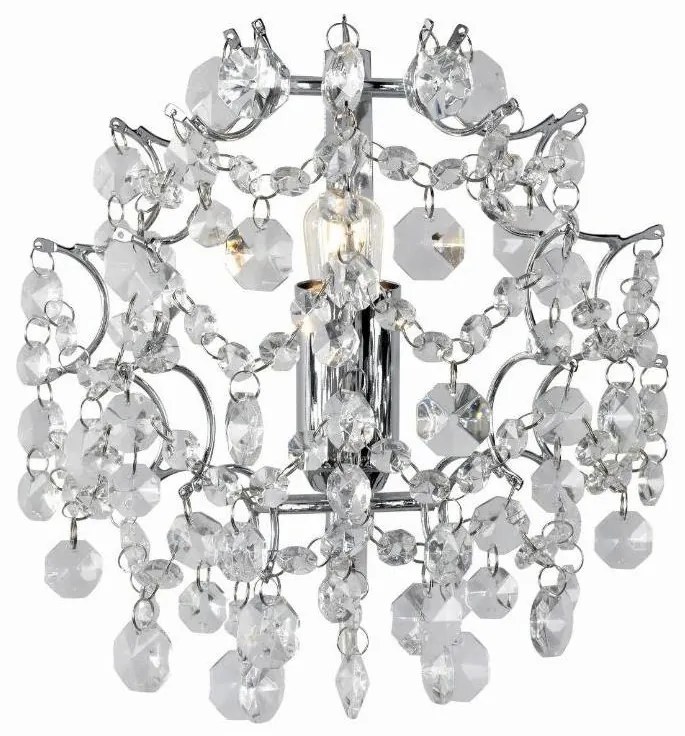 Markslöjd 102335 - Fali lámpa ROSENDAL 1xE14/40W/230V króm