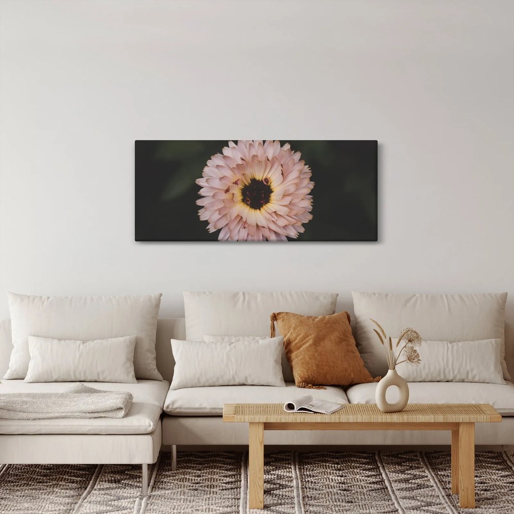 Narancsságra virág képe (120x50 cm)