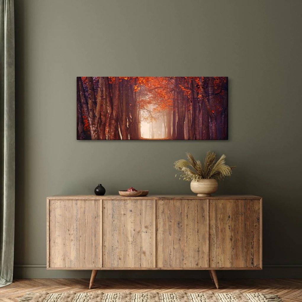 Kép - őszi erdő (120x50 cm)