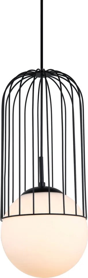 Italux MATTY MDM-3940/1 BK Függőlámpa 1x40W/E27 IP20