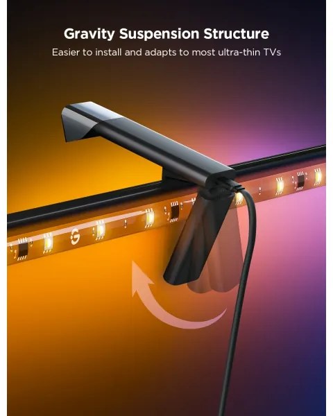 Govee - TV Backlight 3 Lite TV 40-50" SMART LED háttérvilágítás RGBICW Wi-Fi IP67 + távirányító