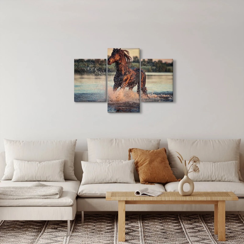Kép - Futó ló (90x60 cm)