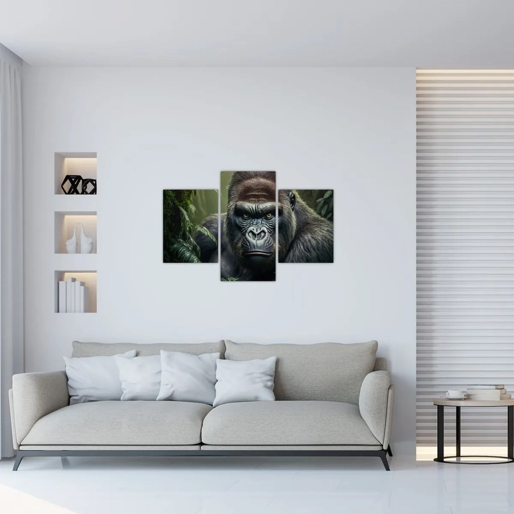 Kép - Egy gorilla portréja (90x60 cm)