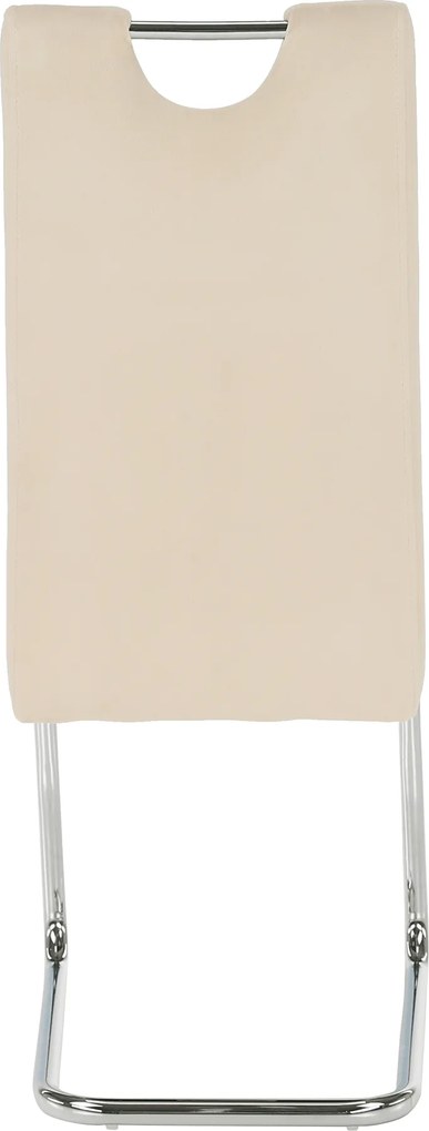 Étkezőszék, bézs Dulux Velvet szövet/világos varrás, ABIRA NEW