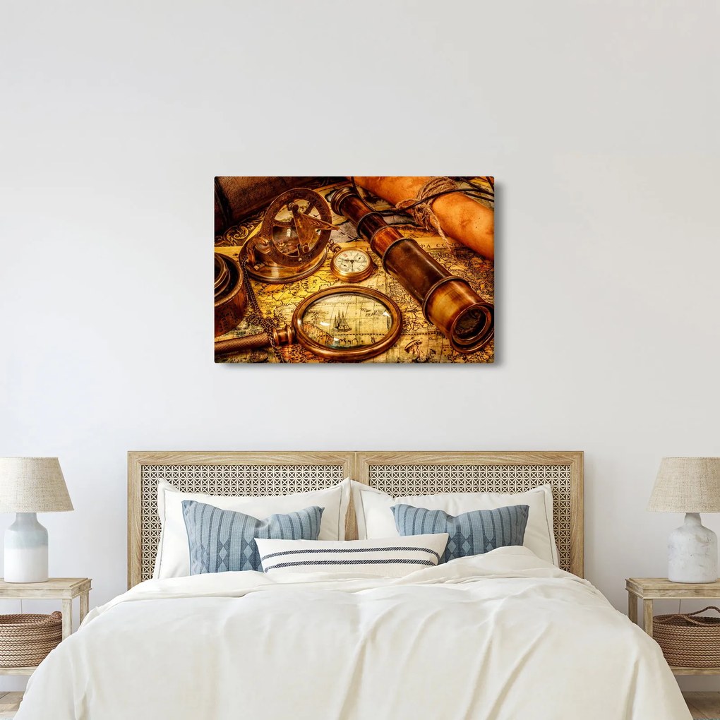 Kép - Tengerészek történelmi segédeszközei (90x60 cm)