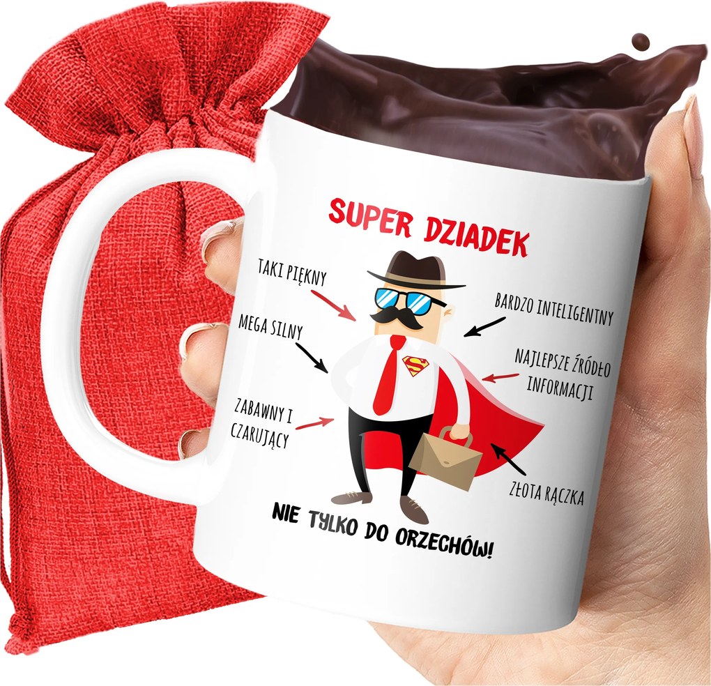 Nyomott Mintás Bögre Nagypapának Szuper Nagypapa Nem Csak Dióhoz