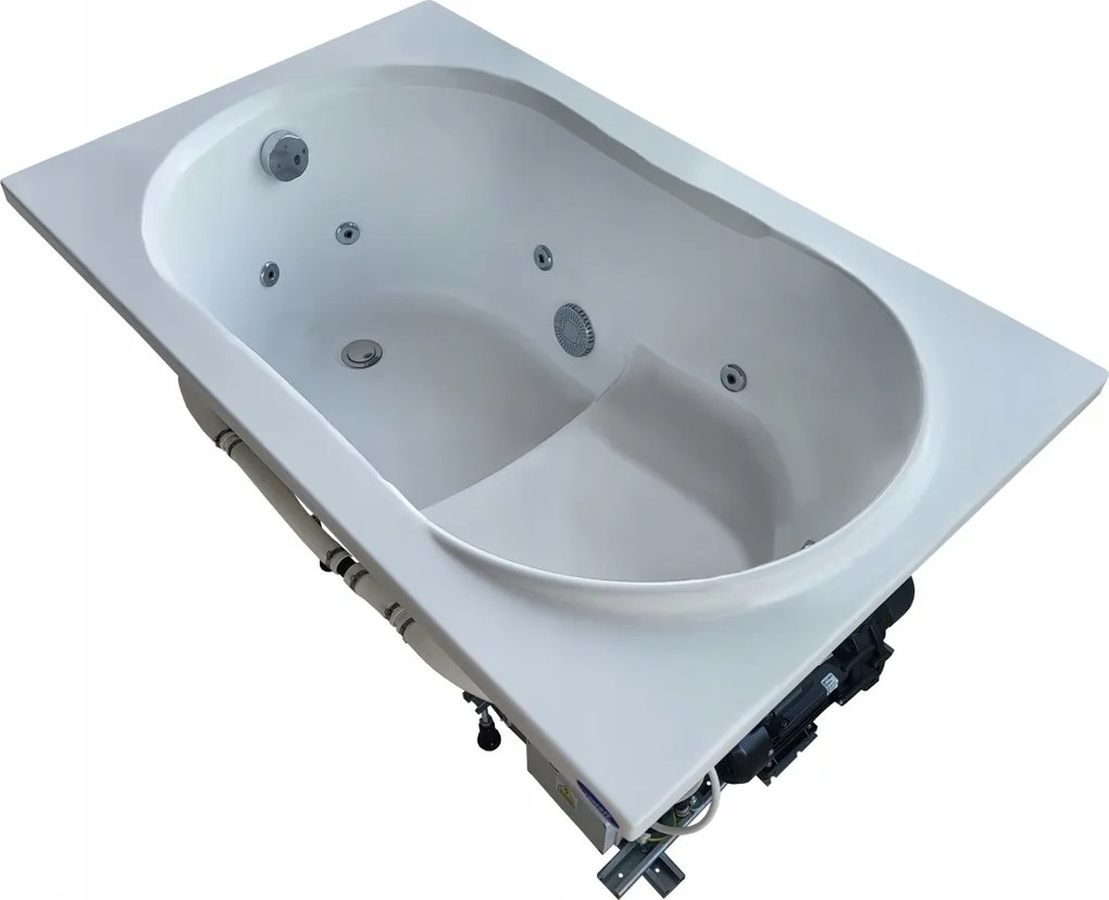 Pezsgőfürdő 130x75 Hát- És Lábmasszázshoz Kicsi Ivea