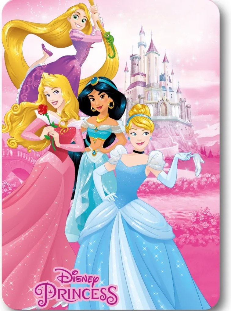 Disney Hercegnők Castle polár takaró 100x140cm