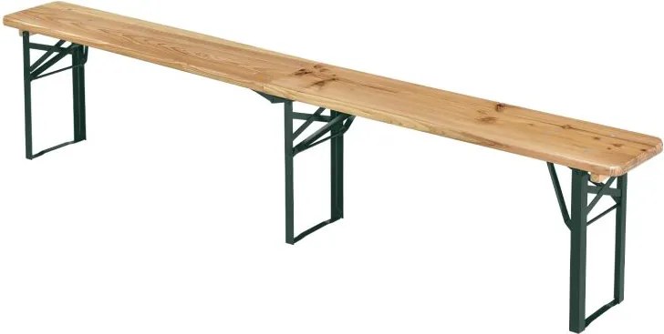 Kerti bútor szett 220 cm fenyőfa összecsukható 250 kg