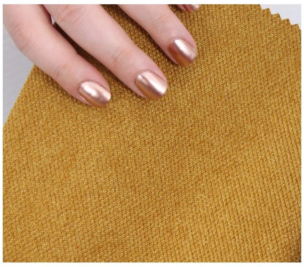 Mustársárga puff Copper – Artie