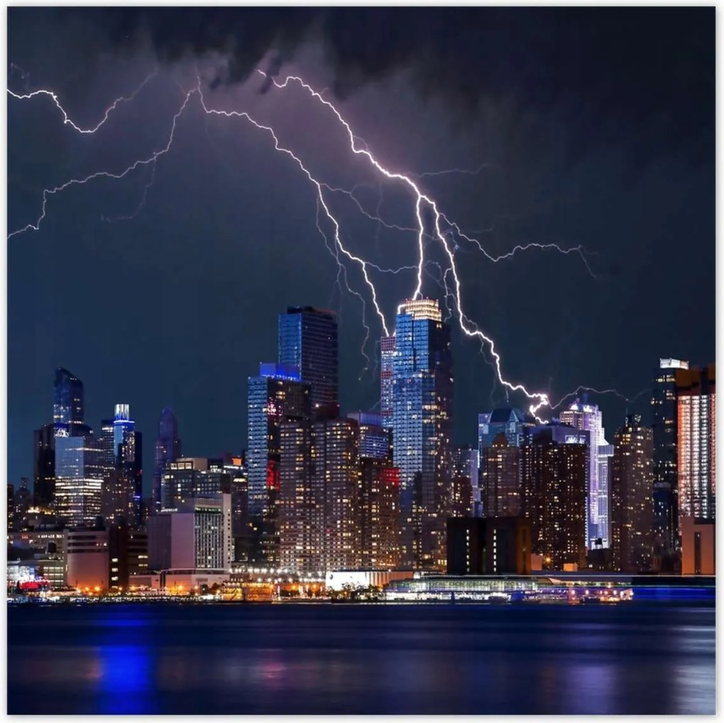 Poszterek 100x100 New York éjszaka