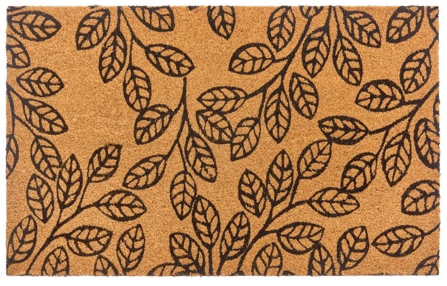 Kókuszrost lábtörlő 75x45 cm Leafs - Hanse Home