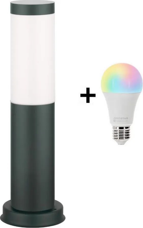 Brilagi - LED RGBW kültéri lámpa 1xE27/15W/230V 40 cm IP44 antracit