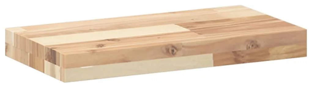 kezeletlen tömör akácfa függőpolc 60 x 20 x 4 cm