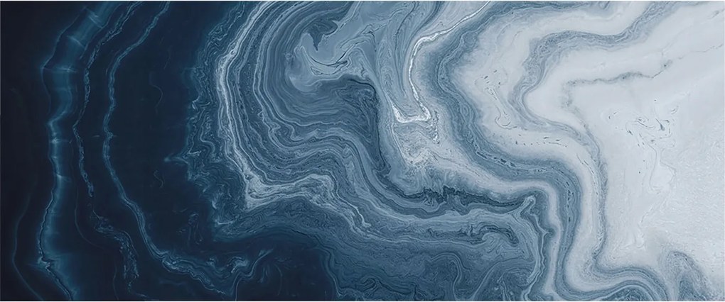 Stílusos Dekoratív Fotótapéta Flizelin Kék hullámok 250x104 Ragasztó