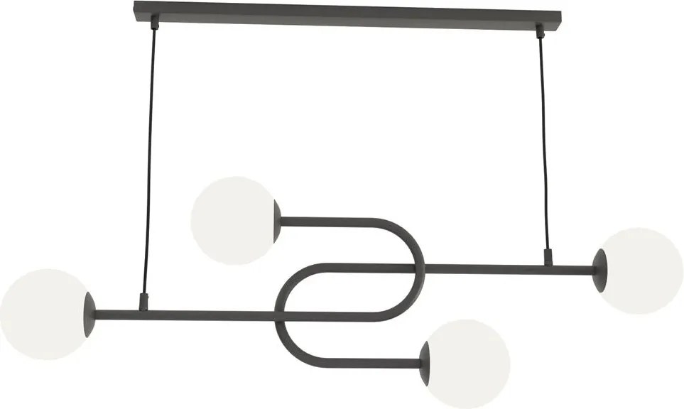 Emibig modern függeszték atria fehér fekete emi1383/4