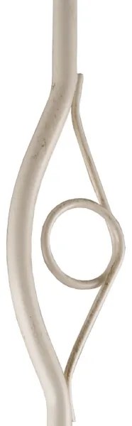 Brilagi - LED Csillár rúdon ANTICO 1xE27/60W/230V fehér patina