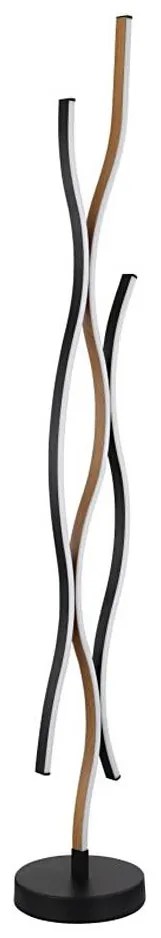 Globo 67206SW - LED Állólámpa GERONIMO LED/28W/230V 3000K fekete/arany