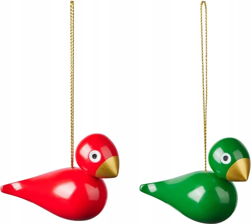 Kay Bojesen Songbird Karácsonyi madárkák Karácsonyfa medálok 2 db