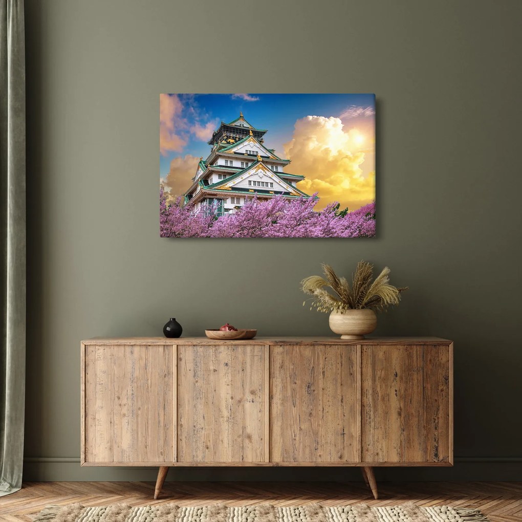 Kép - Oszaka vára (90x60 cm)