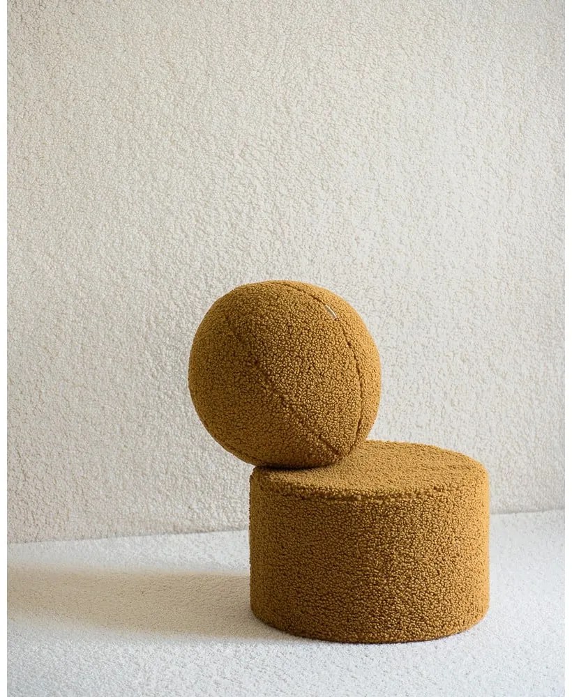 Barna buklé gyerek puff – Wigiwama