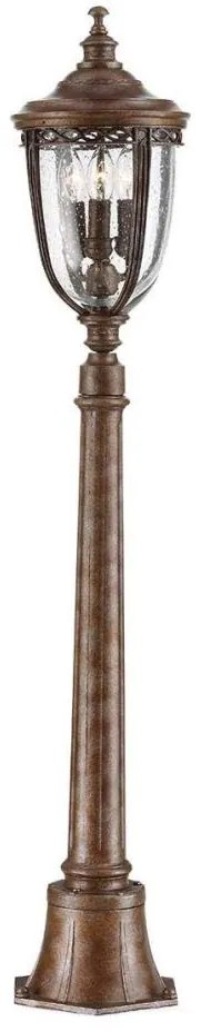 Feiss FE-EB4-M-BRB - Kültéri lámpa ENGLISH BRIDLE 3xE14/60W/230V IP44