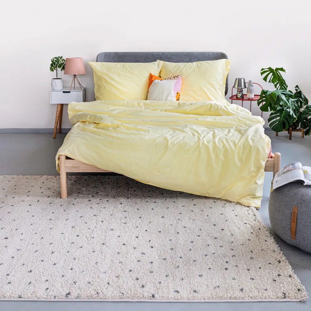 Fekete-krémszínű szőnyeg 160x230 cm Dottie Black – Universal