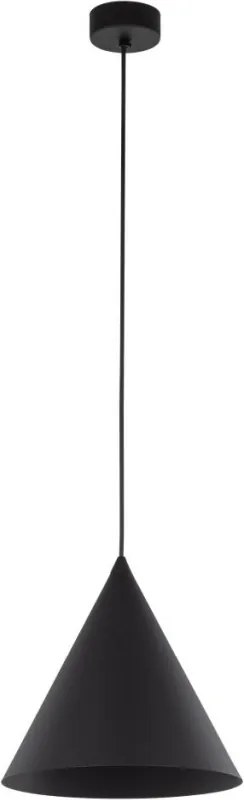 TK LIGHTING 6630 CONO Modern Függesztett Lámpa Fekete E27 IP20