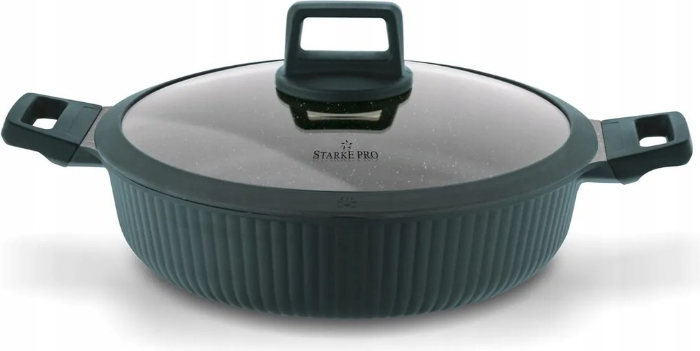 Márvány serpenyő rövid fogantyúkkal 28 cm