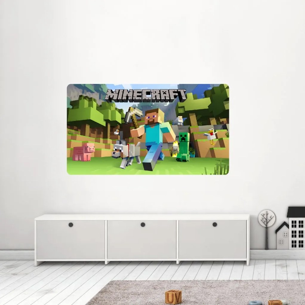PIPPER. Textil falmatrica "Minecraft"