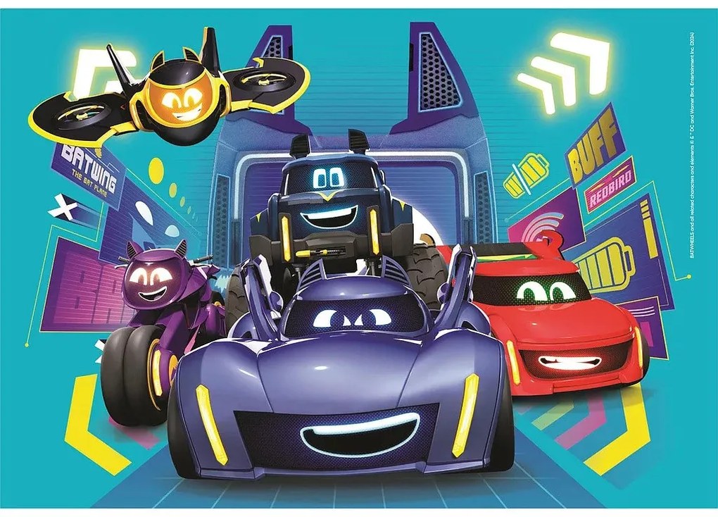 Batman Batwheels 2x60 db-os puzzle Clementoni
