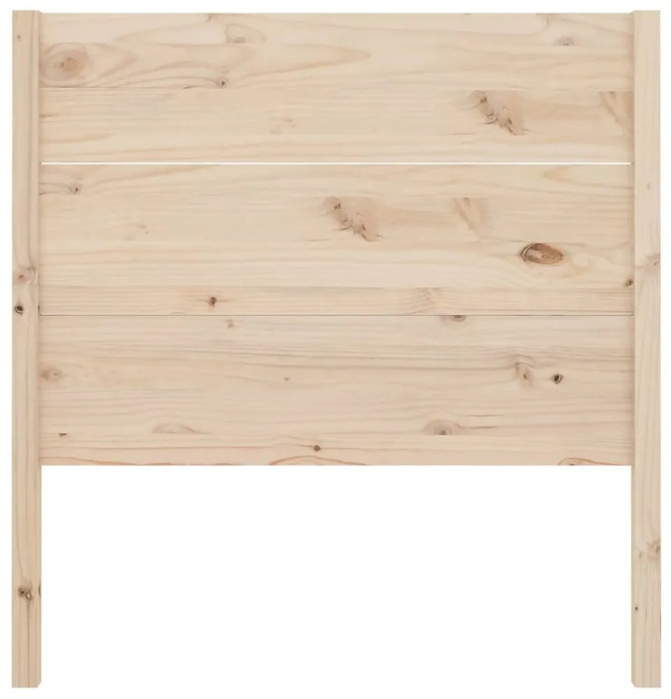 tömör fenyőfa fejtámla 106 x 4 x 100 cm