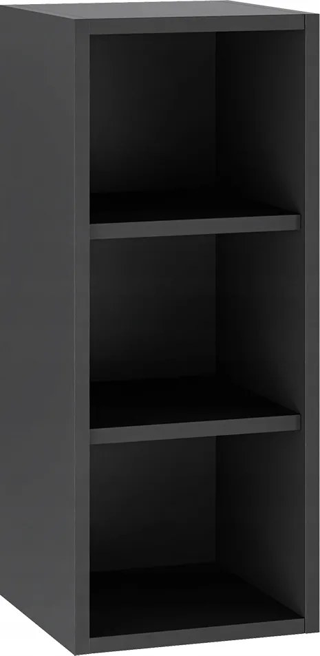 Korpusz fekete felső konyhaszekrény 30/72 tartozékokkal