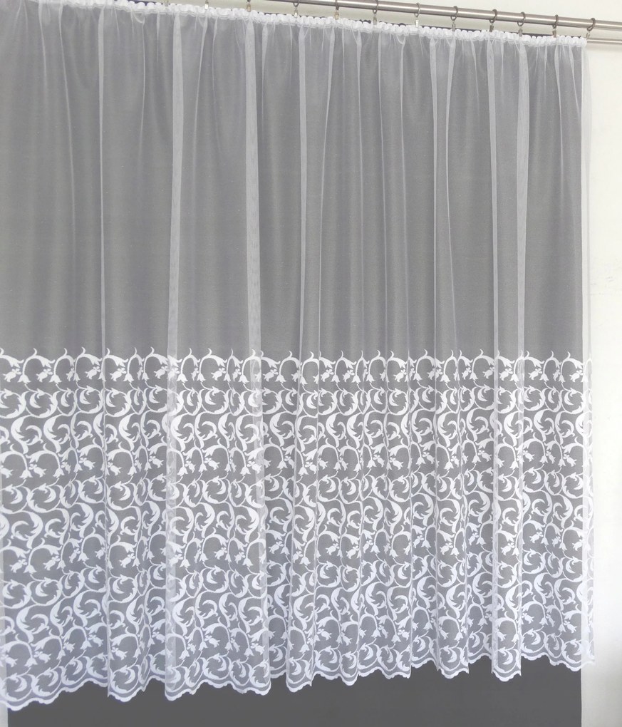 Mg Függöny 618/308 Fehér 400x180 készre szerelt M szalaggal