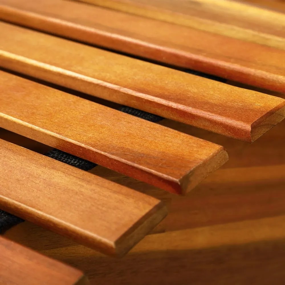 Casaria® Ergonomikus napozóágy - akác