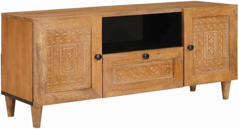 vidaXL TV egységek fiókkal Világos Barna 105 x 33 x 46 cm Faanyag