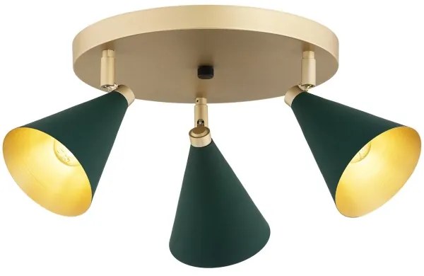 Argon 6245 - Spotlámpa LUCINDA 3xE14/7W/230V zöld