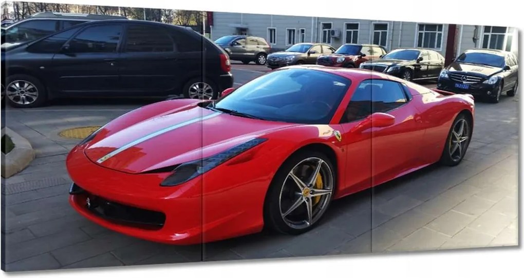 Vászonkép 180x90 Piros Ferrari
