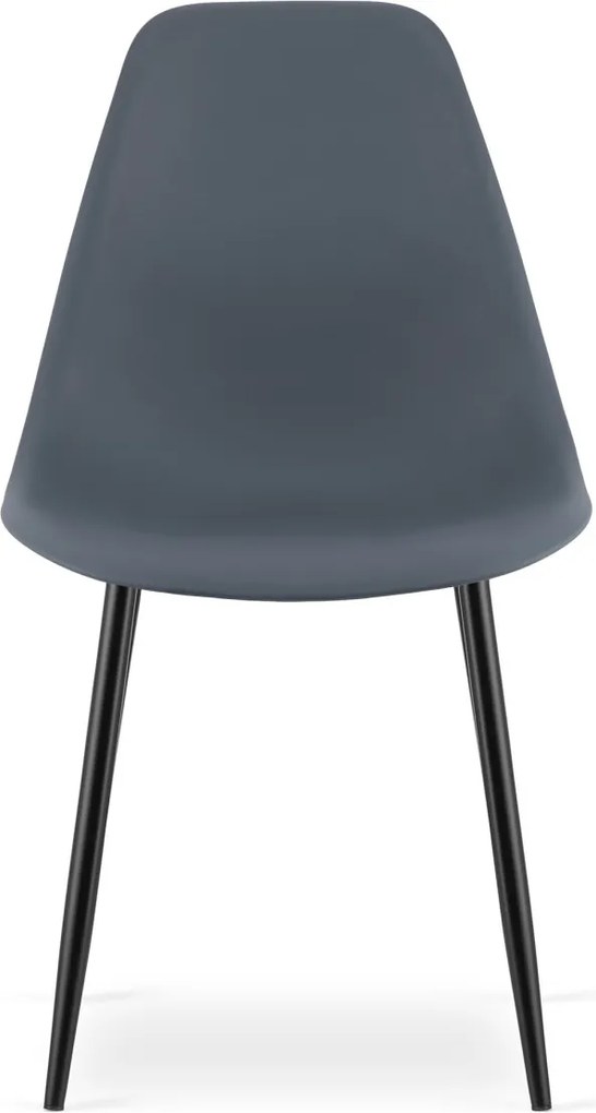 Akció: Palaszürke OSAKA szék fekete lábakkal II. osztály