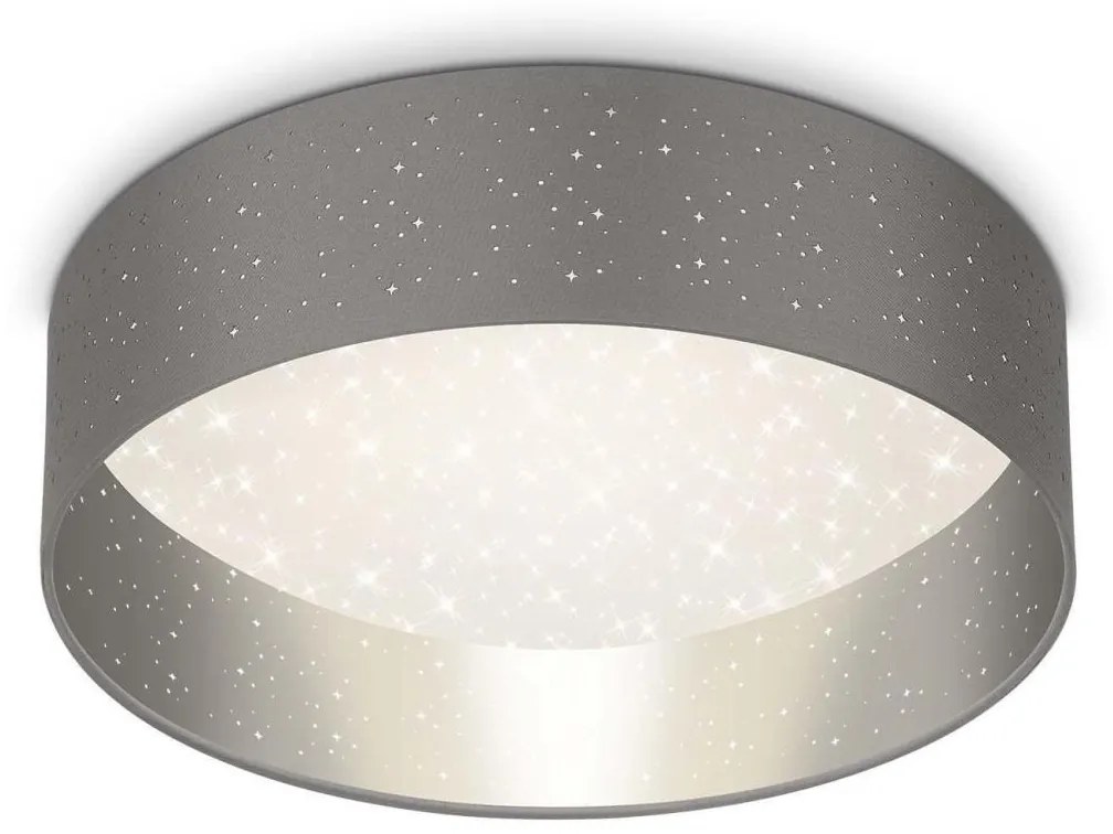 Briloner 3882-014 - LED Mennyezeti lámpa MAILA STARRY LED/18W/230V szürke/ezüst