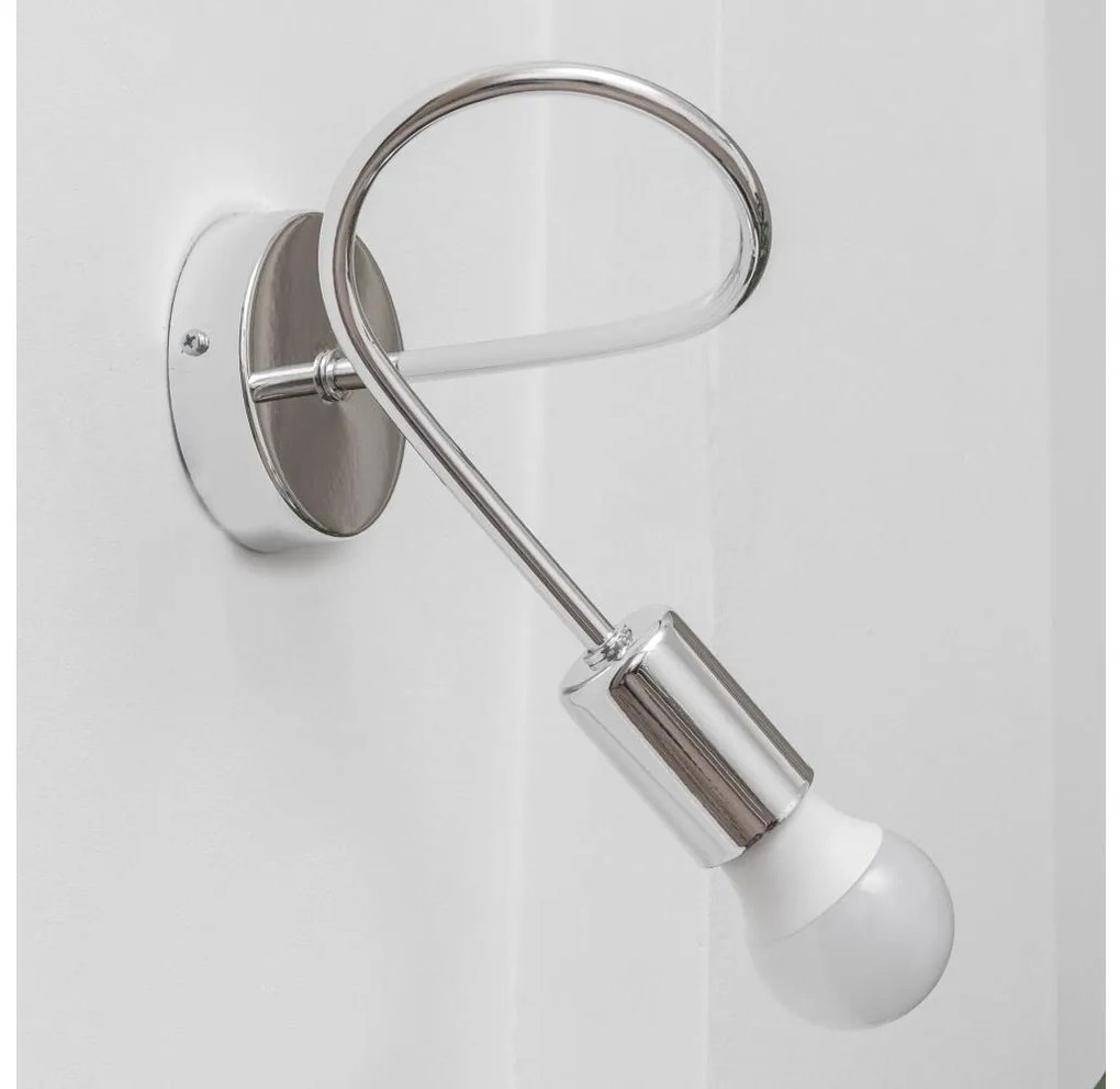 Fali lámpa OXFORD 1xE27/15W/230V fényes króm