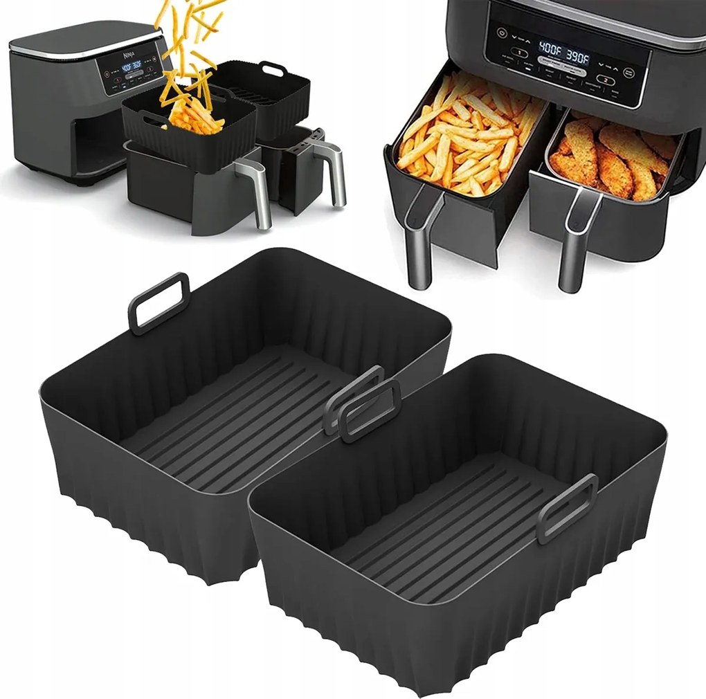 Szilikon Utántöltő Air Fryer Olajsütőhöz Zsírmentes Sütőforma