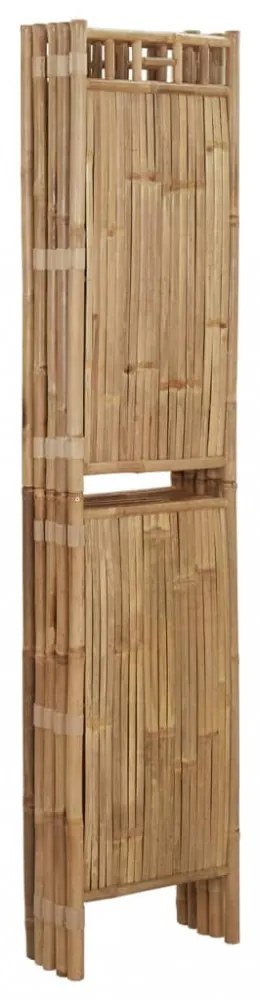 5 paneles bambusz paraván 200 x 180 cm