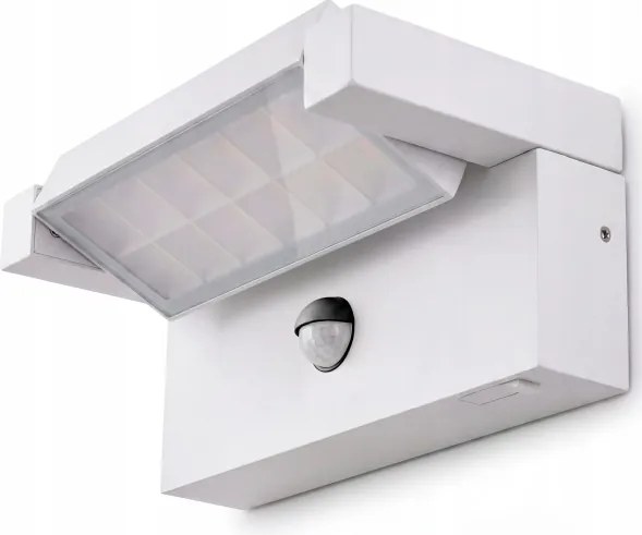LED kültéri fali lámpa érzékelővel LED/25W/230V IP54 fehér