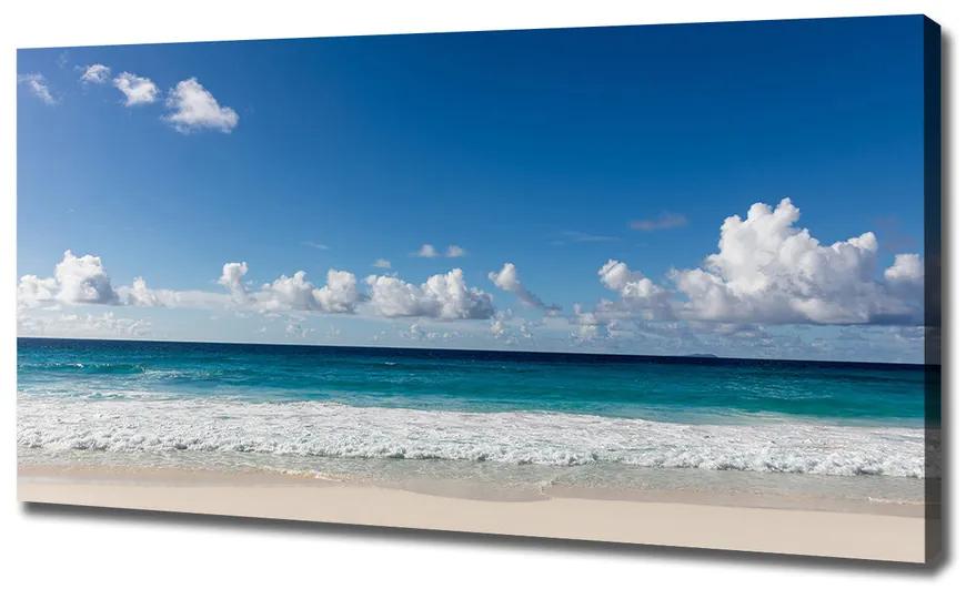 Feszített vászonkép Strand seychelles pl-oc-120x60-f-116222008