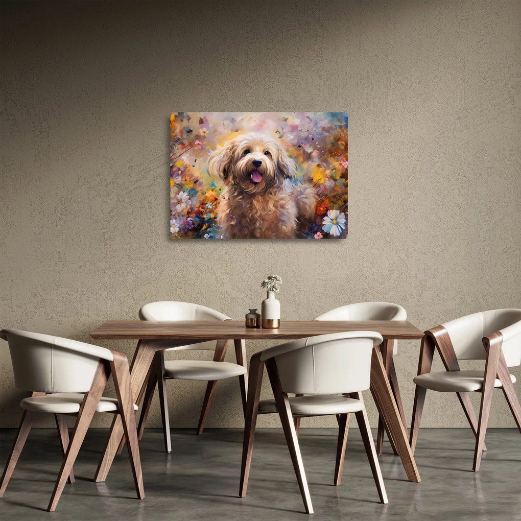 Üveg kép - Happy Dog II. (70x50 cm)